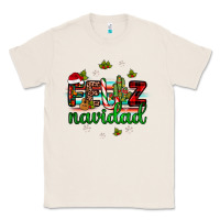 Natural feliz navidad Classic Tee - JahusDesignShop