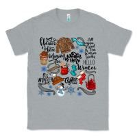 Heather Grey winter festive essentials Classic Tee - CowhideDigitalArt