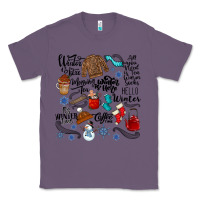 Lavender winter festive essentials Classic Tee - CowhideDigitalArt