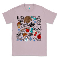 Lilac winter festive essentials Classic Tee - CowhideDigitalArt
