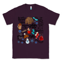 Plum winter festive essentials Classic Tee - CowhideDigitalArt