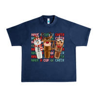 Navy have a cup of cheer Urban Heavy Tee - MaliasSmallBusiness