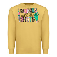 Antique Gold nurses call the shots Premium Sweatshirt - CowGirlArtShop