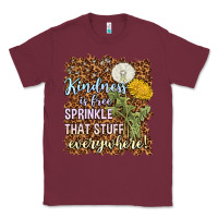 Burgundy kindness is free sprinkle Classic Tee - NancyCooperArtShop