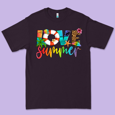 Love Summer Premium Tee Designed By Artiststas