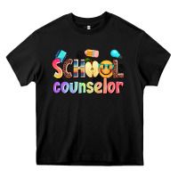 Black school counselor Heavy Core Tee - AdoDesignShop