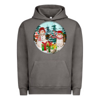 Pigment Tornado Christmas snowman Urban Hoodie - FaDigitalArtStudio