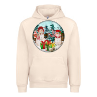 Sandshell Christmas snowman Urban Hoodie - FaDigitalArtStudio