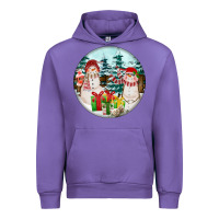 Tulip Christmas snowman Urban Hoodie - FaDigitalArtStudio
