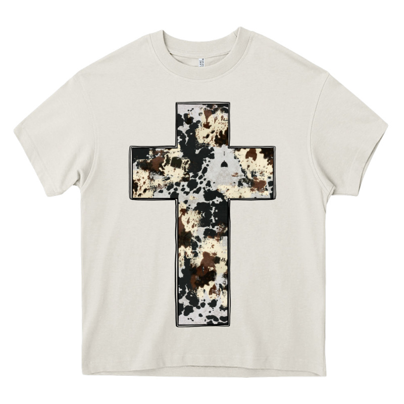 Cowhide Cross Heavy Core Tee by JahusDesignShop | Teevron