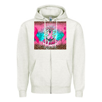 Oatmeal Heather refuse to sink anchor cancer Zipper Hoodie - NancyCooperArtShop