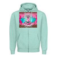 Seafoam refuse to sink anchor cancer Zipper Hoodie - NancyCooperArtShop