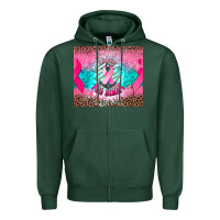 Sports Green refuse to sink anchor cancer Zipper Hoodie - NancyCooperArtShop