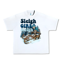 White sleigh girl sleigh skeleton Urban Heavy Tee - NancyCooperArtShop
