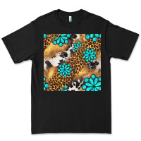 Black western turquoise gemstone seamless pattern Premium Tee - BundleAndBundleShop