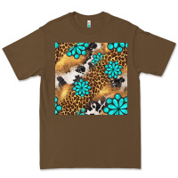 Cacao western turquoise gemstone seamless pattern Premium Tee - BundleAndBundleShop