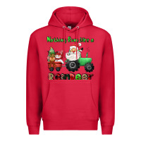 Cardinal nothing runs like a reindeer Premium Hoodie - CowGirlArtShop