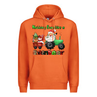 Carrot nothing runs like a reindeer Premium Hoodie - CowGirlArtShop