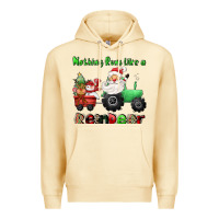 Pina Colada nothing runs like a reindeer Premium Hoodie - CowGirlArtShop