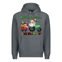 Rock nothing runs like a reindeer Premium Hoodie - CowGirlArtShop