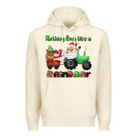 Sandshell nothing runs like a reindeer Premium Hoodie - CowGirlArtShop