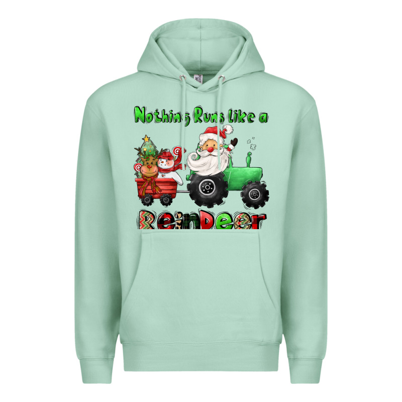 Nothing Runs Like A Reindeer Premium Hoodie by CowGirlArtShop | Teevron
