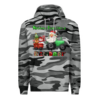 Slate Camo nothing runs like a reindeer Premium Hoodie - CowGirlArtShop