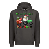 Smoke nothing runs like a reindeer Premium Hoodie - CowGirlArtShop