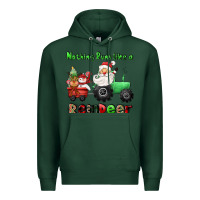 Sports Green nothing runs like a reindeer Premium Hoodie - CowGirlArtShop