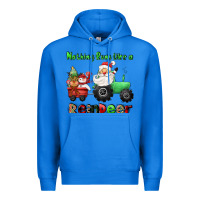 True Royal nothing runs like a reindeer Premium Hoodie - CowGirlArtShop
