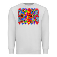 Dove Grey Autism brushstrokes Premium Sweatshirt - CowGirlArtShop