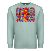 Seafoam Autism brushstrokes Premium Sweatshirt - CowGirlArtShop