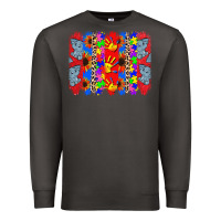 Smoke Autism brushstrokes Premium Sweatshirt - CowGirlArtShop