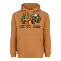 Meerkat i dig christmas bulldozer Heavyweight Hoodie - CowGirlArtShop