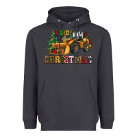 Smoke i dig christmas bulldozer Heavyweight Hoodie - CowGirlArtShop