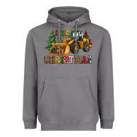 Storm i dig christmas bulldozer Heavyweight Hoodie - CowGirlArtShop
