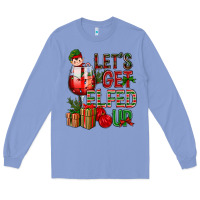 Colony Blue Let's Get Elfed Up Christmas Long Sleeve Tee - BundleAndBundleShop