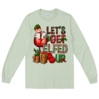 Matcha Let's Get Elfed Up Christmas Long Sleeve Tee - BundleAndBundleShop