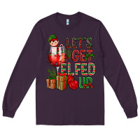 Plum Let's Get Elfed Up Christmas Long Sleeve Tee - BundleAndBundleShop