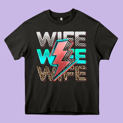 Racing Wife Heavy Core Tee Designed By Adodesignshop