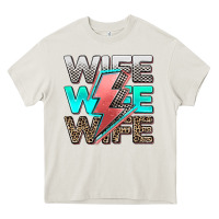 Cream racing wife Heavy Core Tee - AdoDesignShop