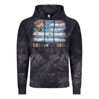 Fishing Lure Flag Keepin' It Reel Vintage Hoodie | Teevron
