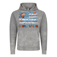 Cloud Rock fishing lure flag keepin' it reel Vintage Hoodie - MaliasSmallBusiness