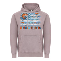 Vintage Zinc fishing lure flag keepin' it reel Vintage Hoodie - MaliasSmallBusiness