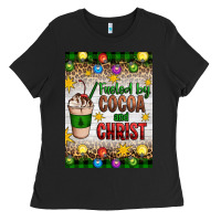 Black christmas fueled by cocoa and christ Ladies Tee - Artiststas