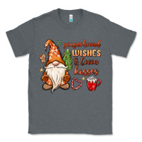 Charcoal Heather gingerbread wishes cocoa kisses Classic Tee - MaliasSmallBusiness