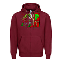 Christmas Character Nurse Zipper Hoodie | Teevron