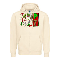 Sandshell Christmas Character Nurse Zipper Hoodie - NancyCooperArtShop