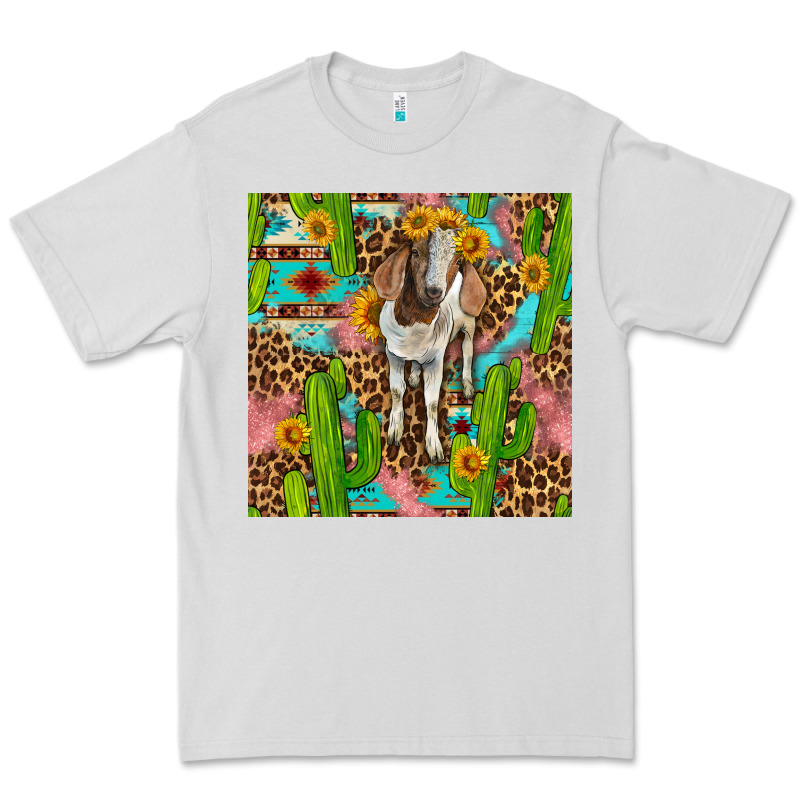 Western Boer Goat Seamless Pattern Premium Tee by BundleAndBundleShop | Teevron