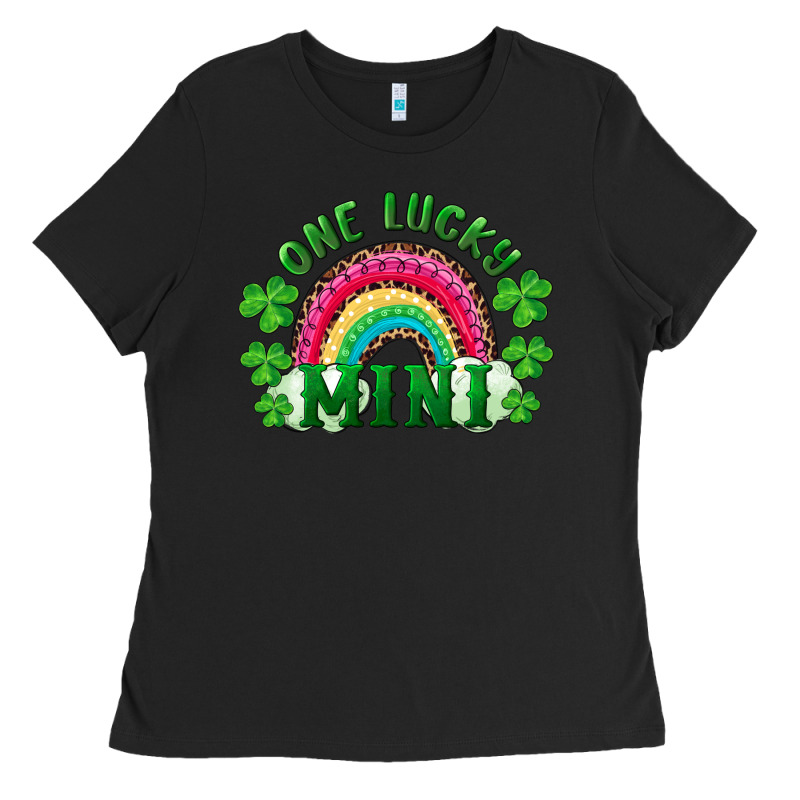 St Patricks Day One Lucky Mini Ladies Tee by RanaPortraitStore | Teevron